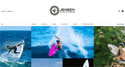 Desktop Screenshot of jensensurfboards.com